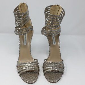 DVF Ursula Strappy Ankle Cuff Sandal 10